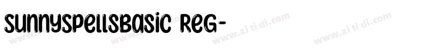 SunnySpellsBasic Reg字体转换